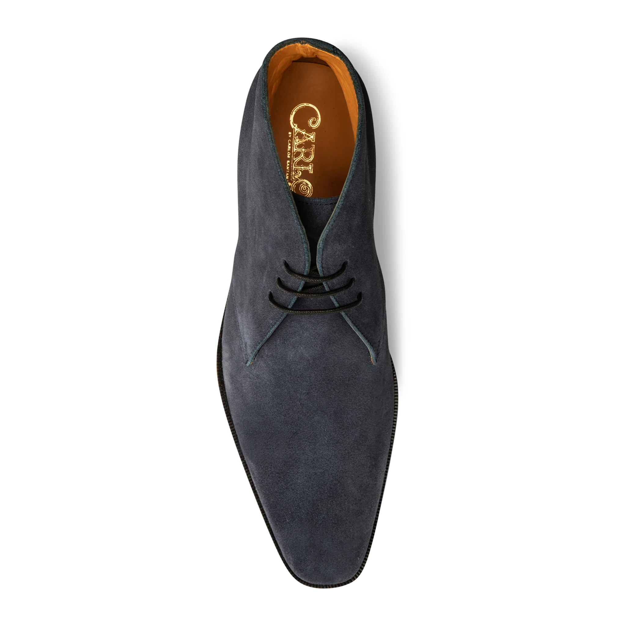 Corazón Chukka Boot, Deep Blue Suede - Image 3