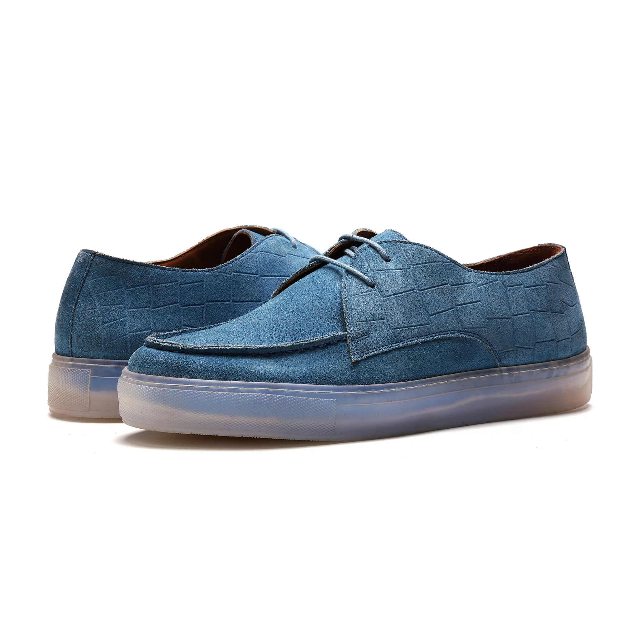 Echo Moc Shoe // Niagra Blue Suede - Image 6