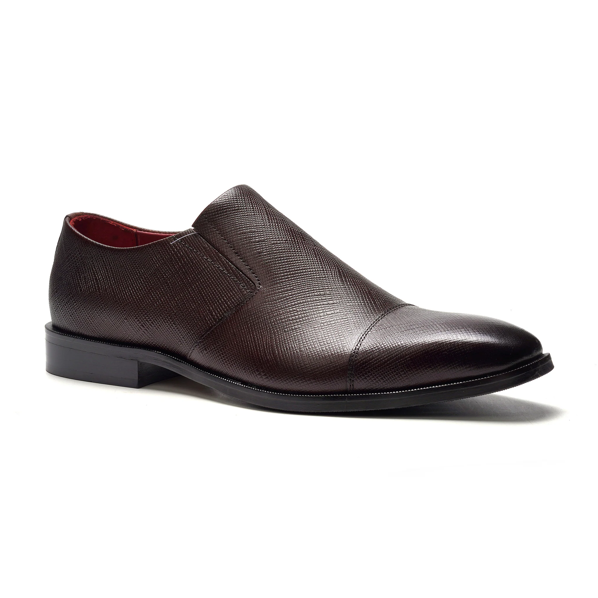 Eclipse Cap-toe Loafer // Brown Leather - Image 2