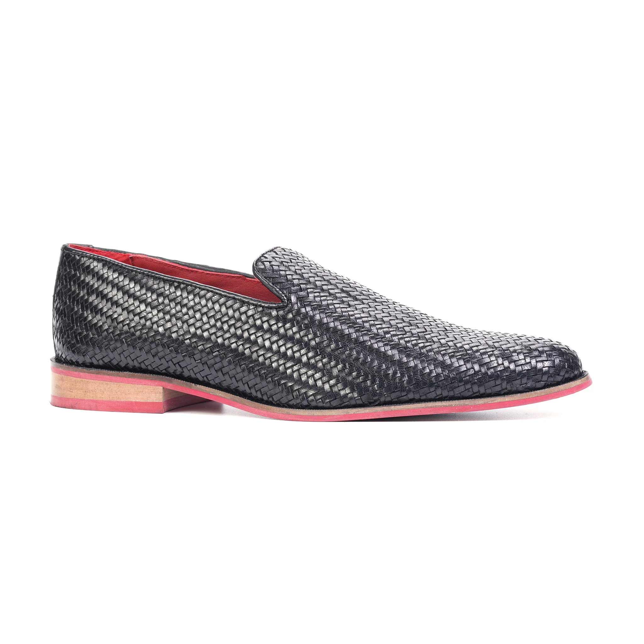 Gibson Weave Loafer // Black - Image 3