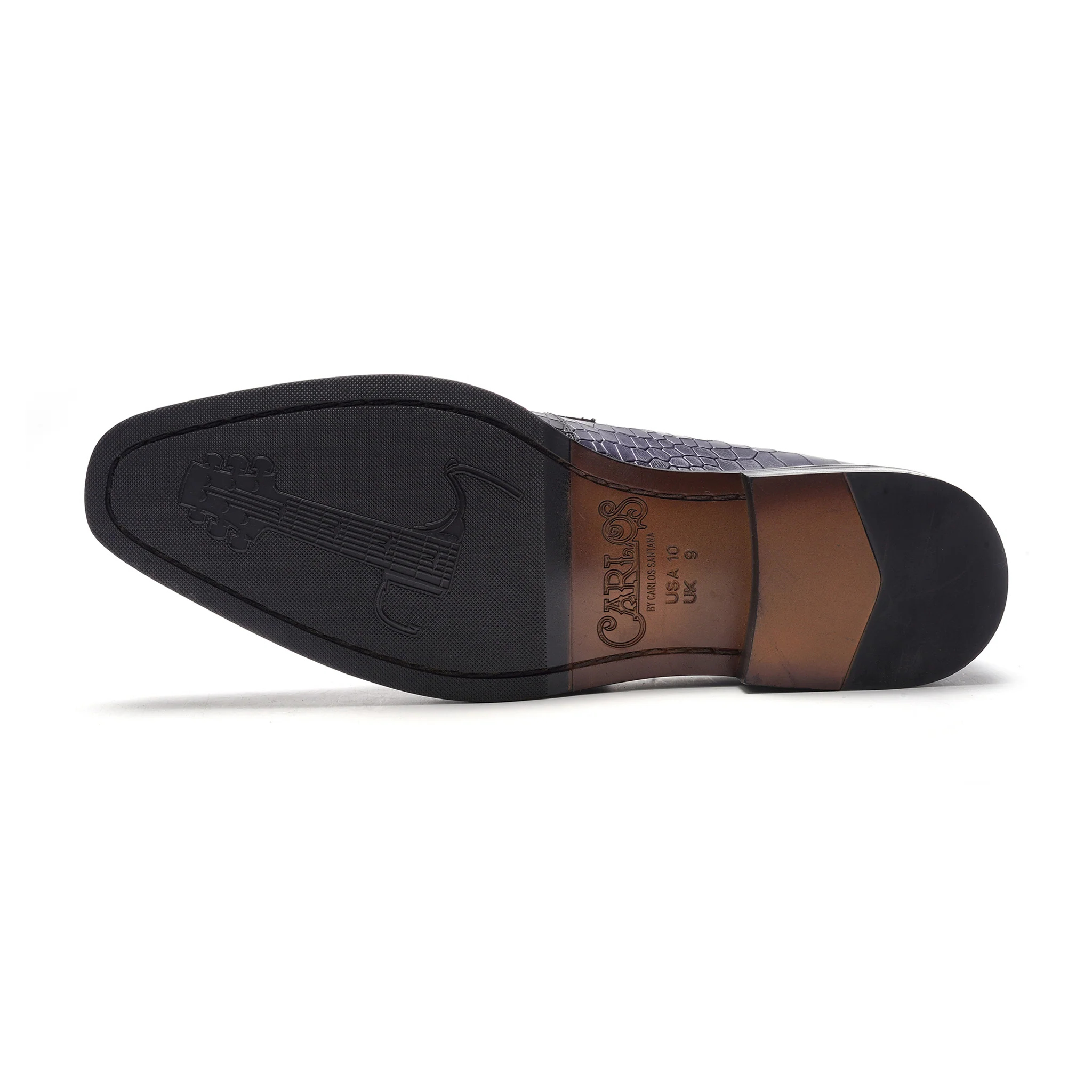 Havana Bit Loafer // Navy Croco - Image 5