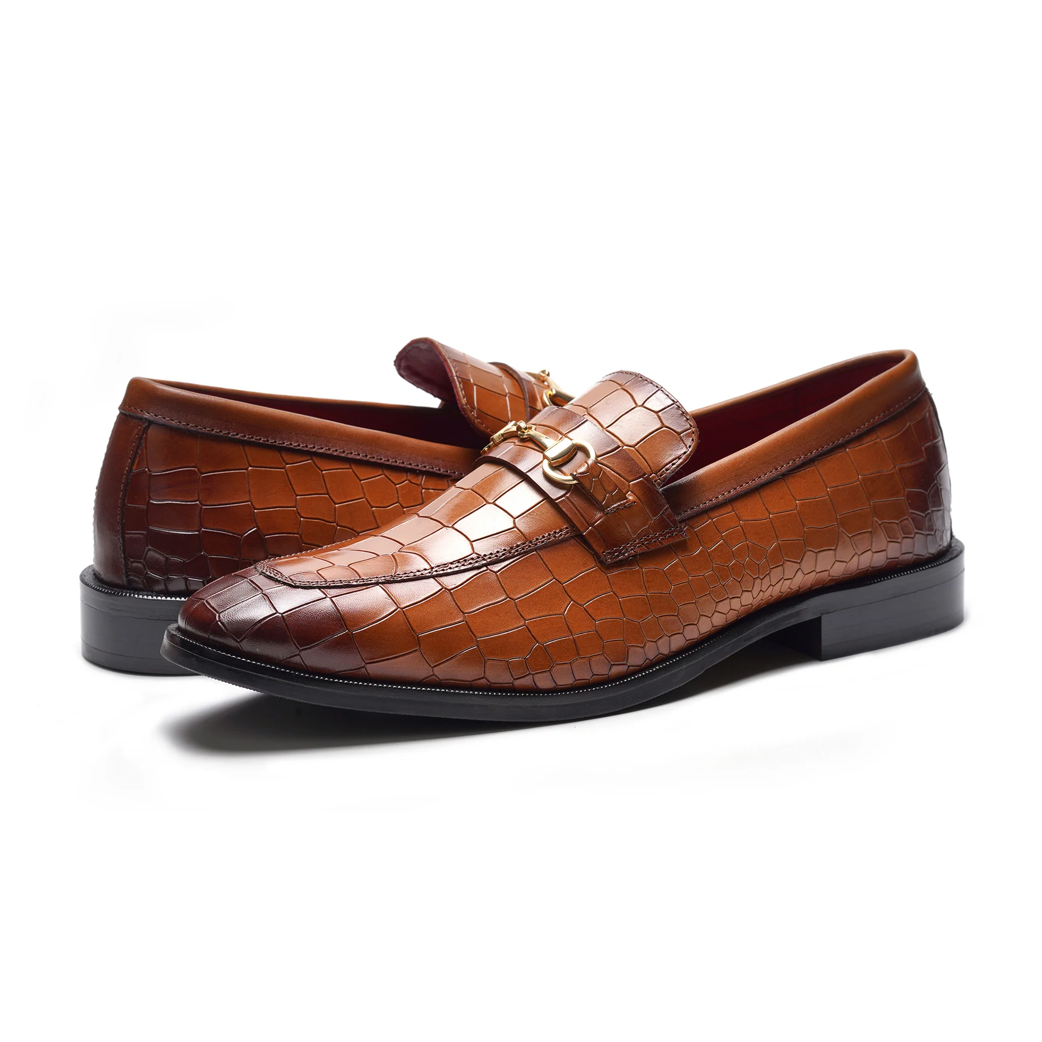 Havana Bit Loafer // Tan Croco - Image 6