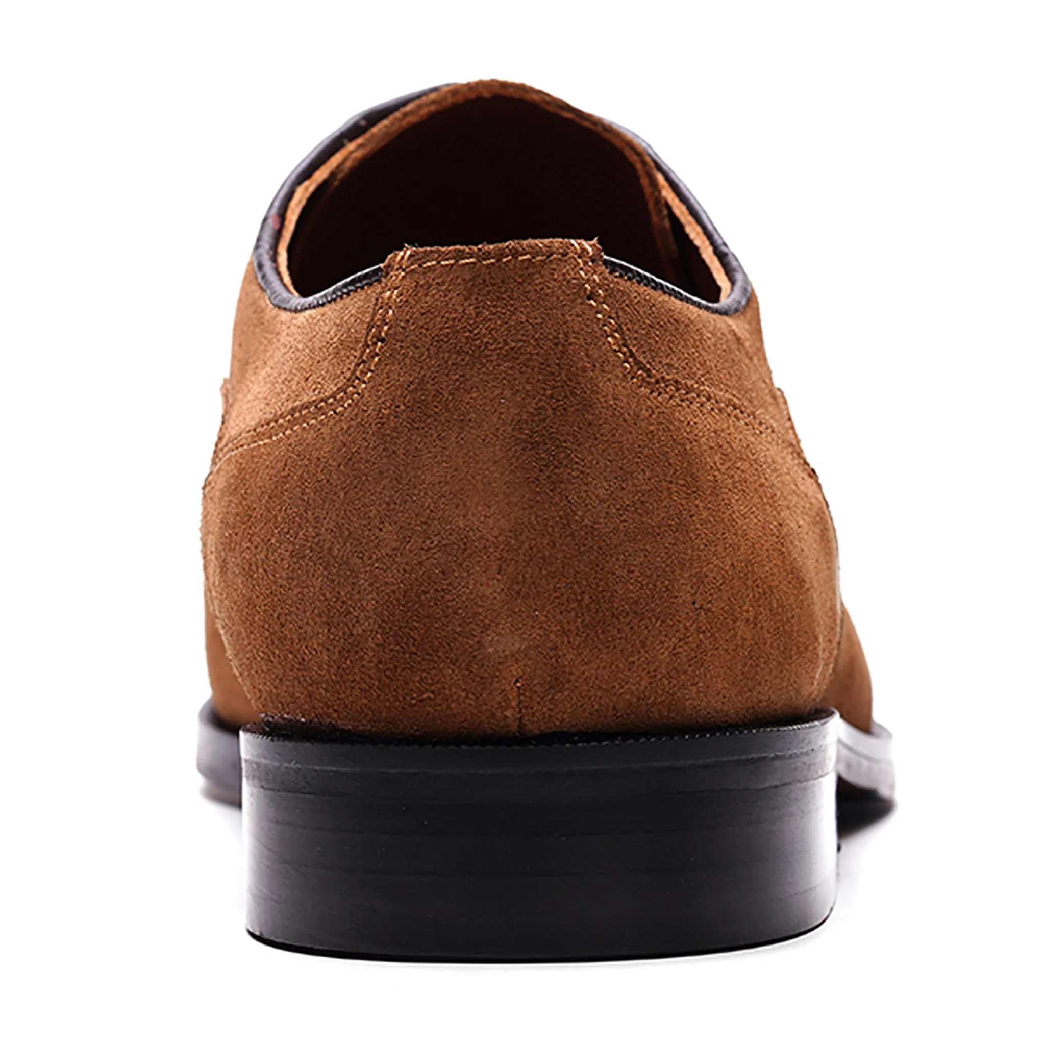 Havens Cap-toe Derby // Tobacco Brown Suede - Image 4