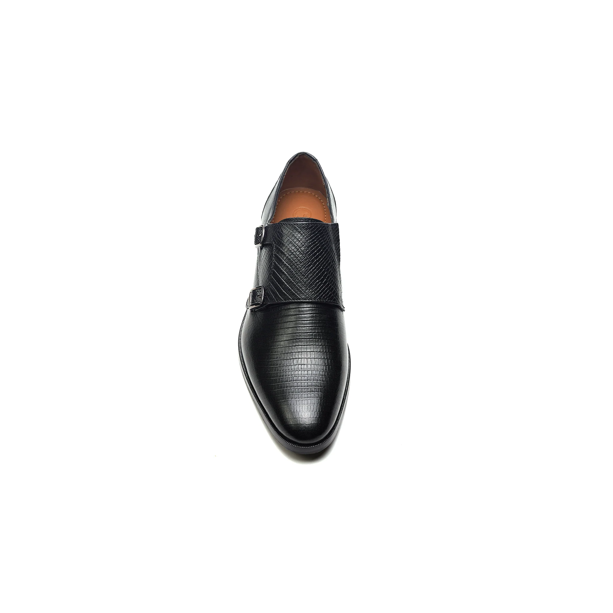 Jack Double Monk Strap // Black - Image 3