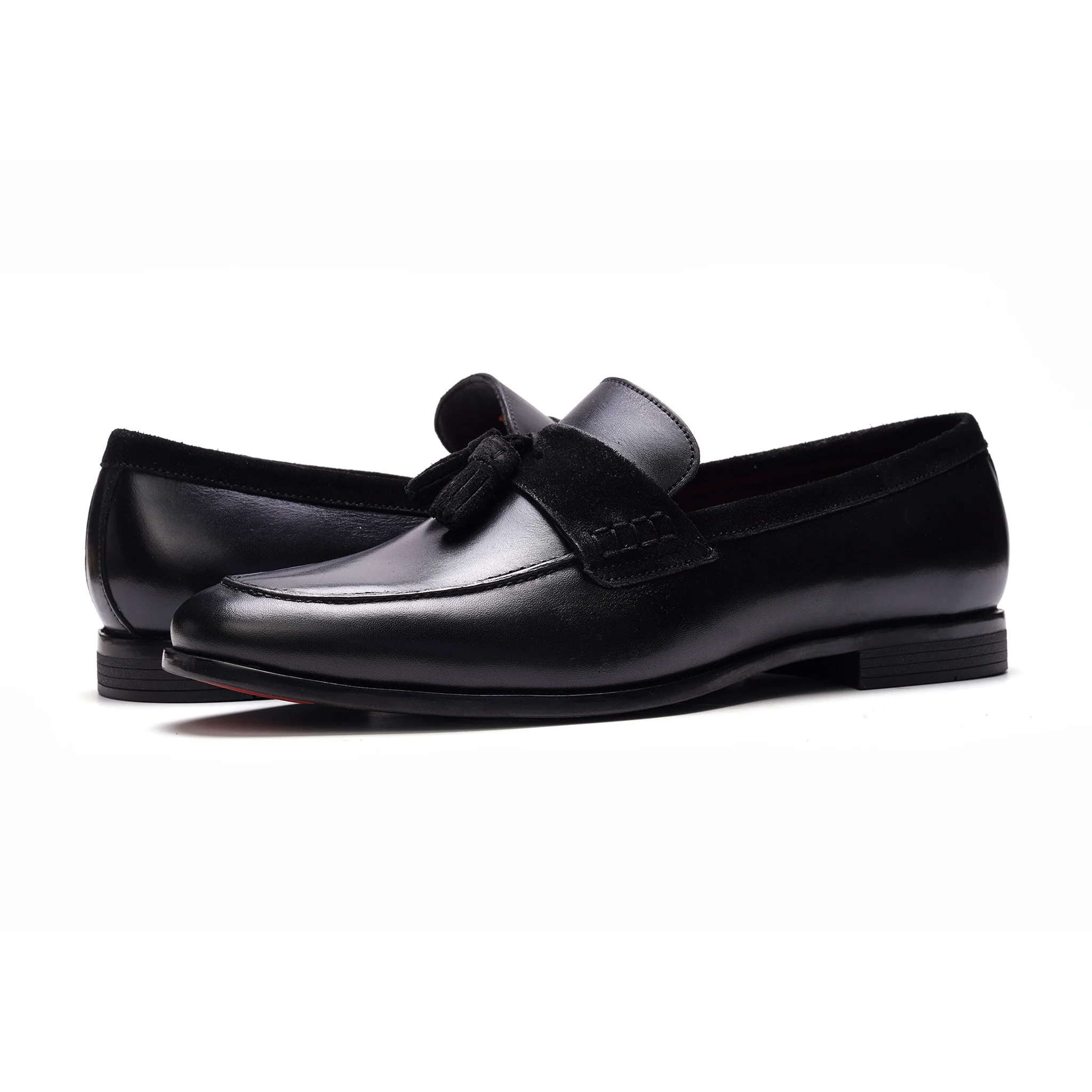 Laurent Tassel Loafer // Black - Image 6