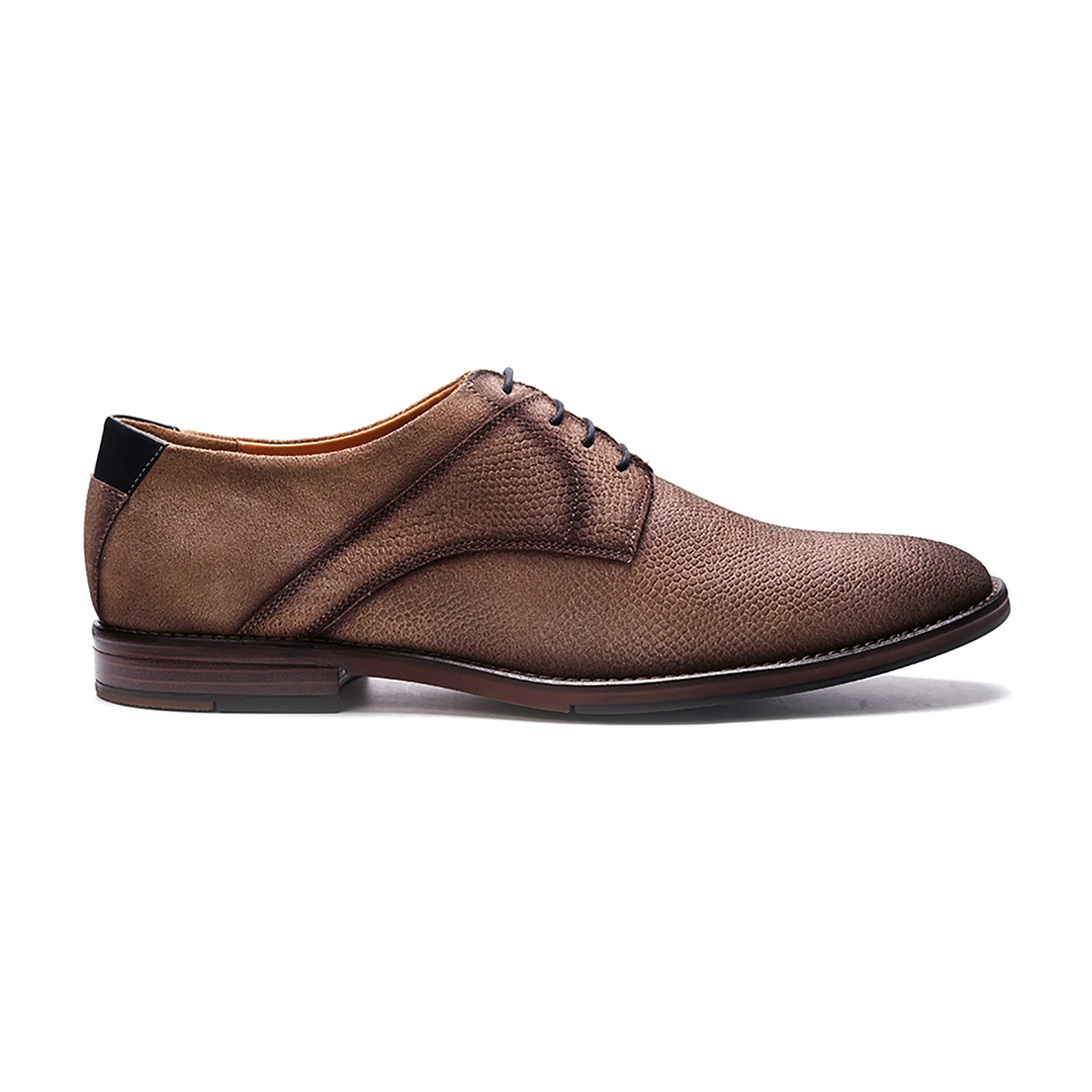 London Derby Lace-up // Taupe Suede
