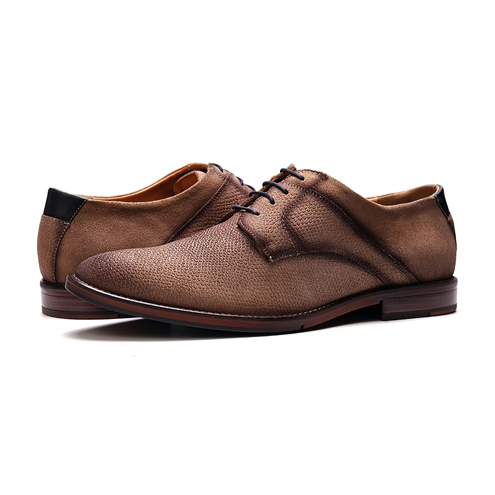 London Derby Lace-up // Taupe Suede - Image 6