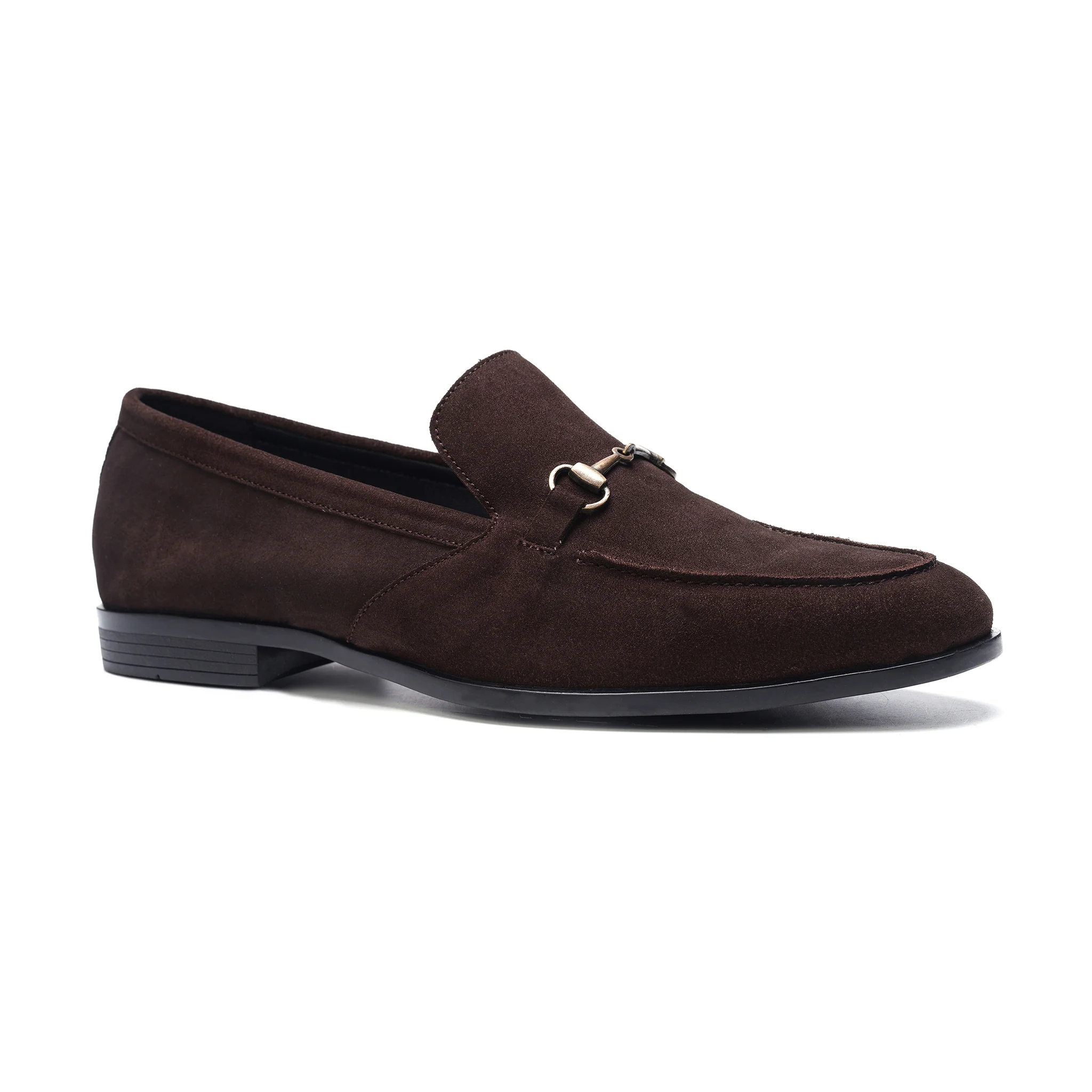 Louis Bit Loafer, Suede // Brown Suede - Image 2