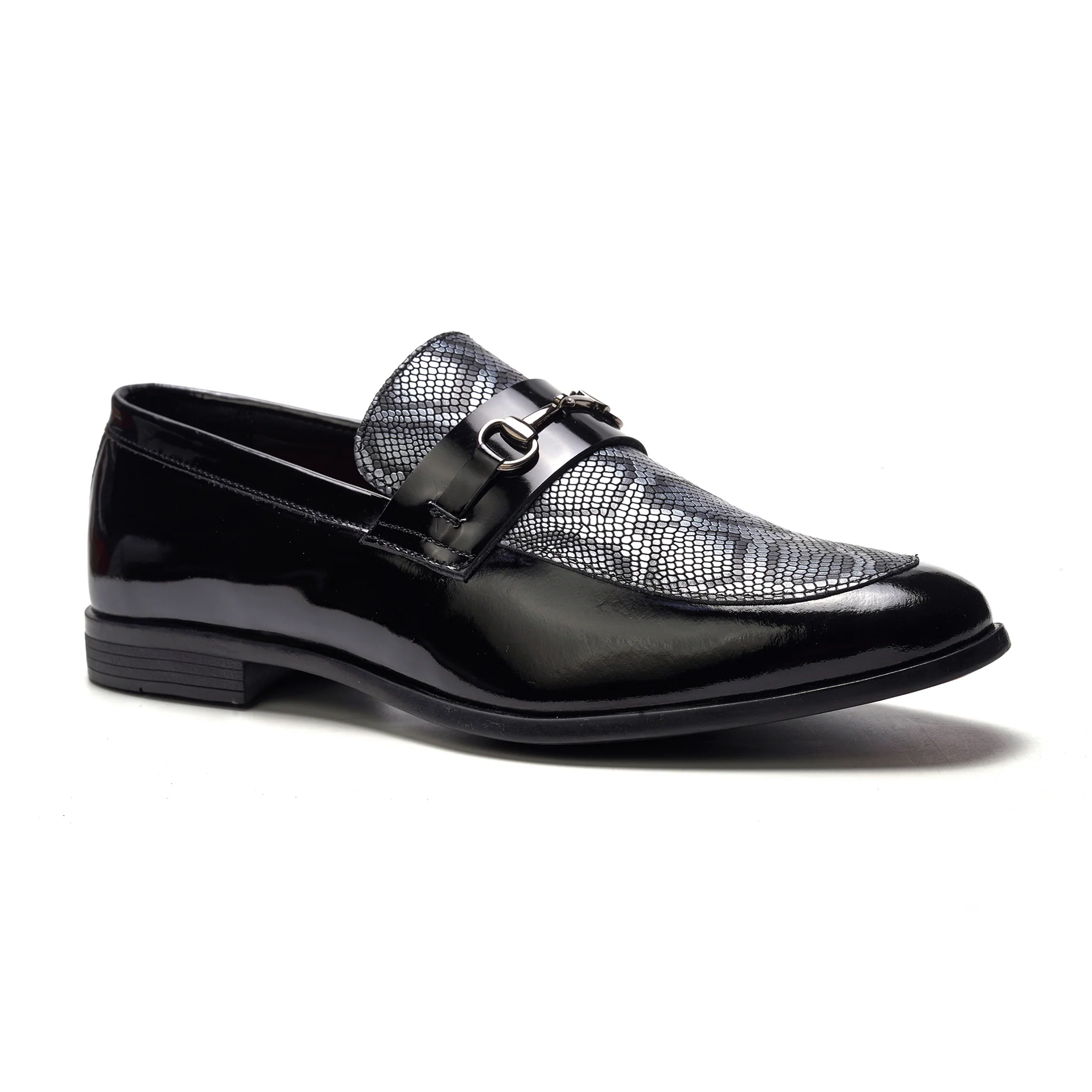 Maestro Bit Loafer // Black Python Print - Image 2