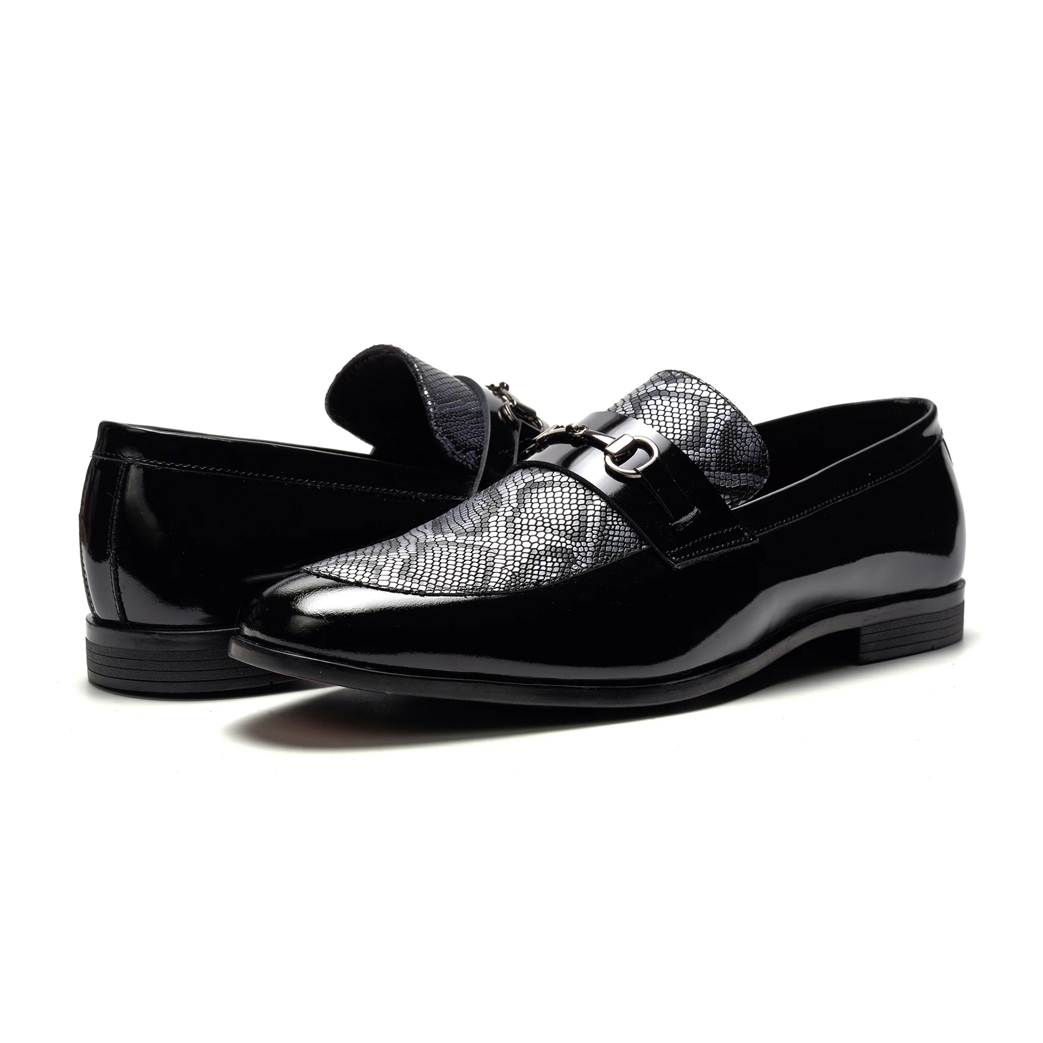 Maestro Bit Loafer // Black Python Print - Image 6