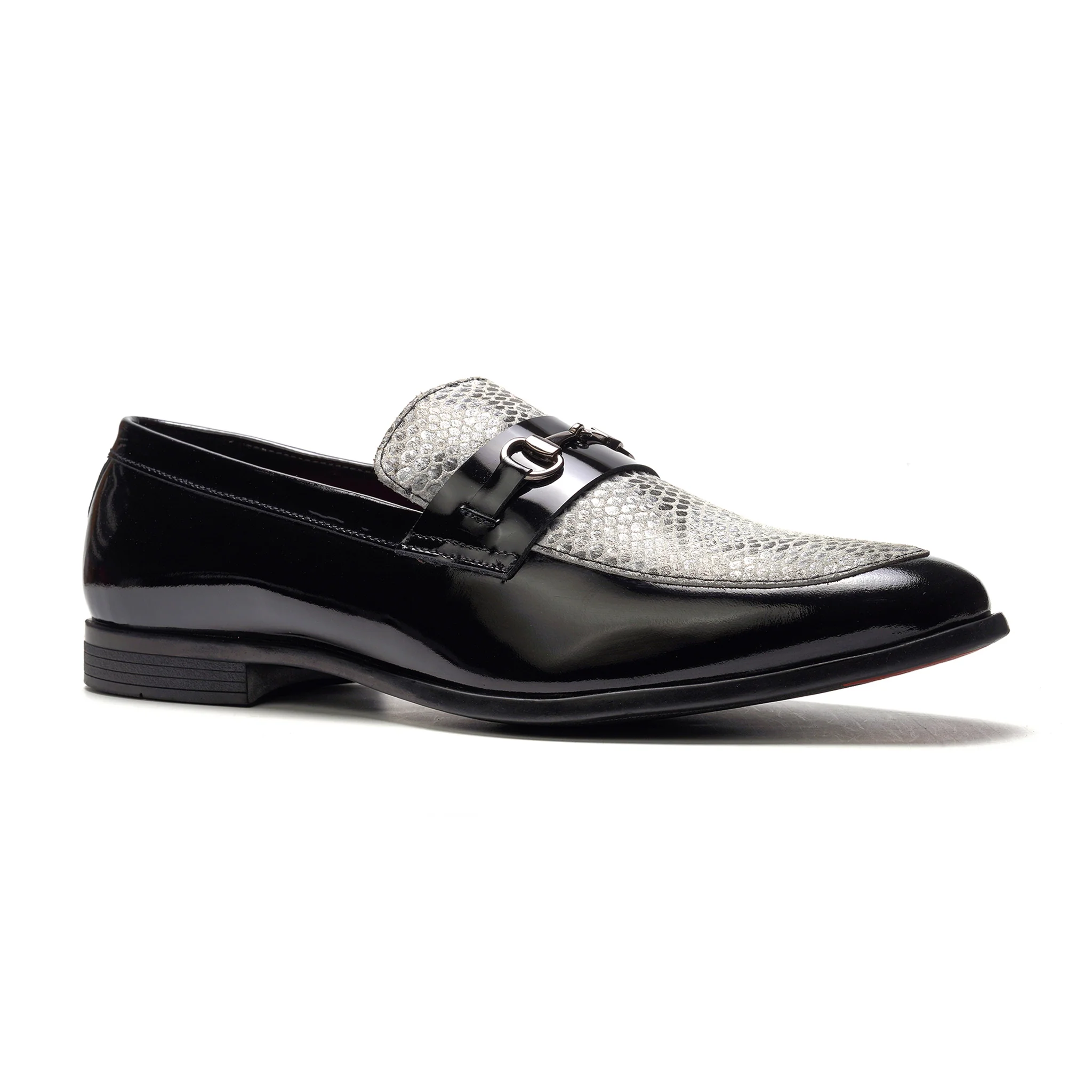 Maestro Bit Loafer // Black Snake Print - Image 2