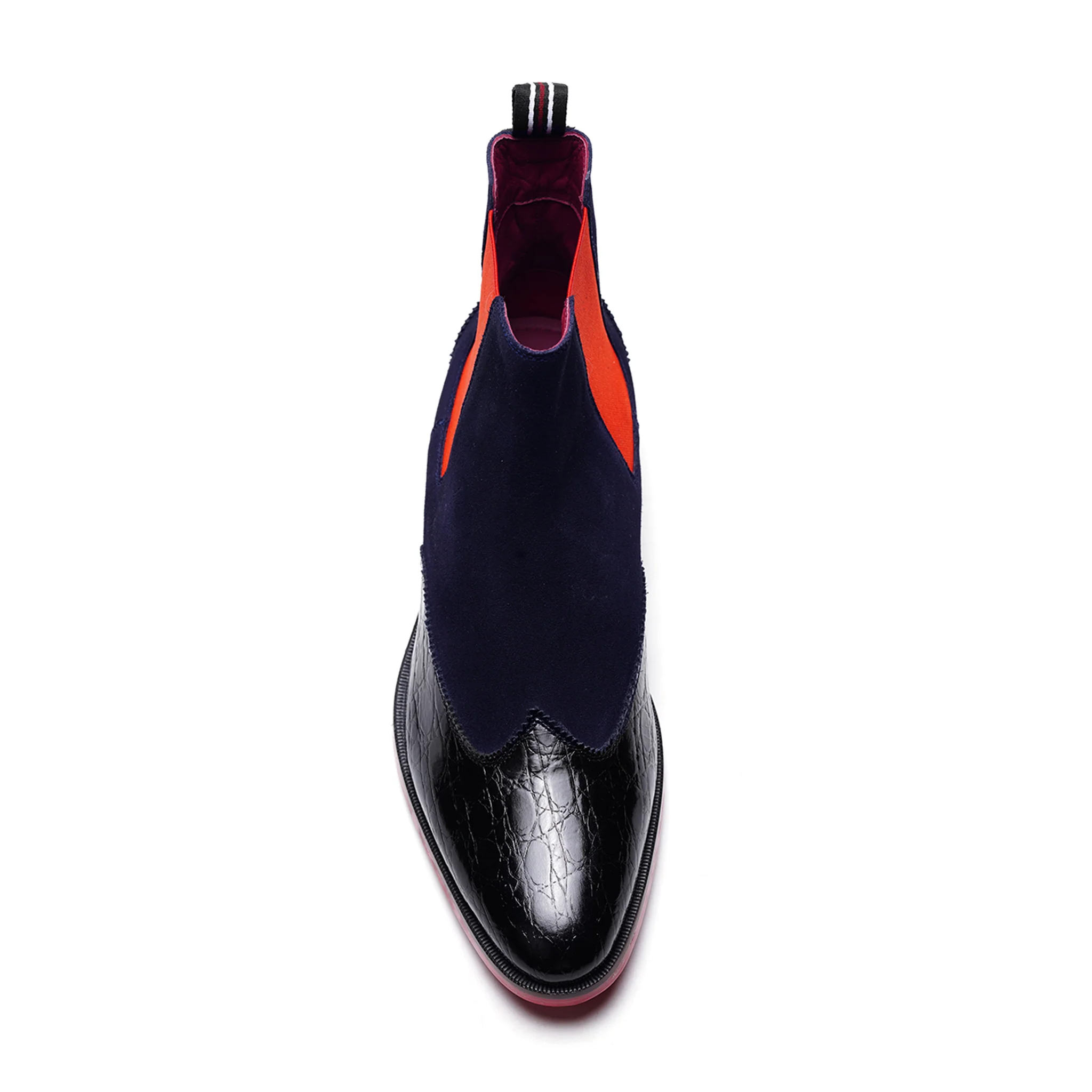 Mantra Crosuede Chelsea Boot // Blue - Image 3
