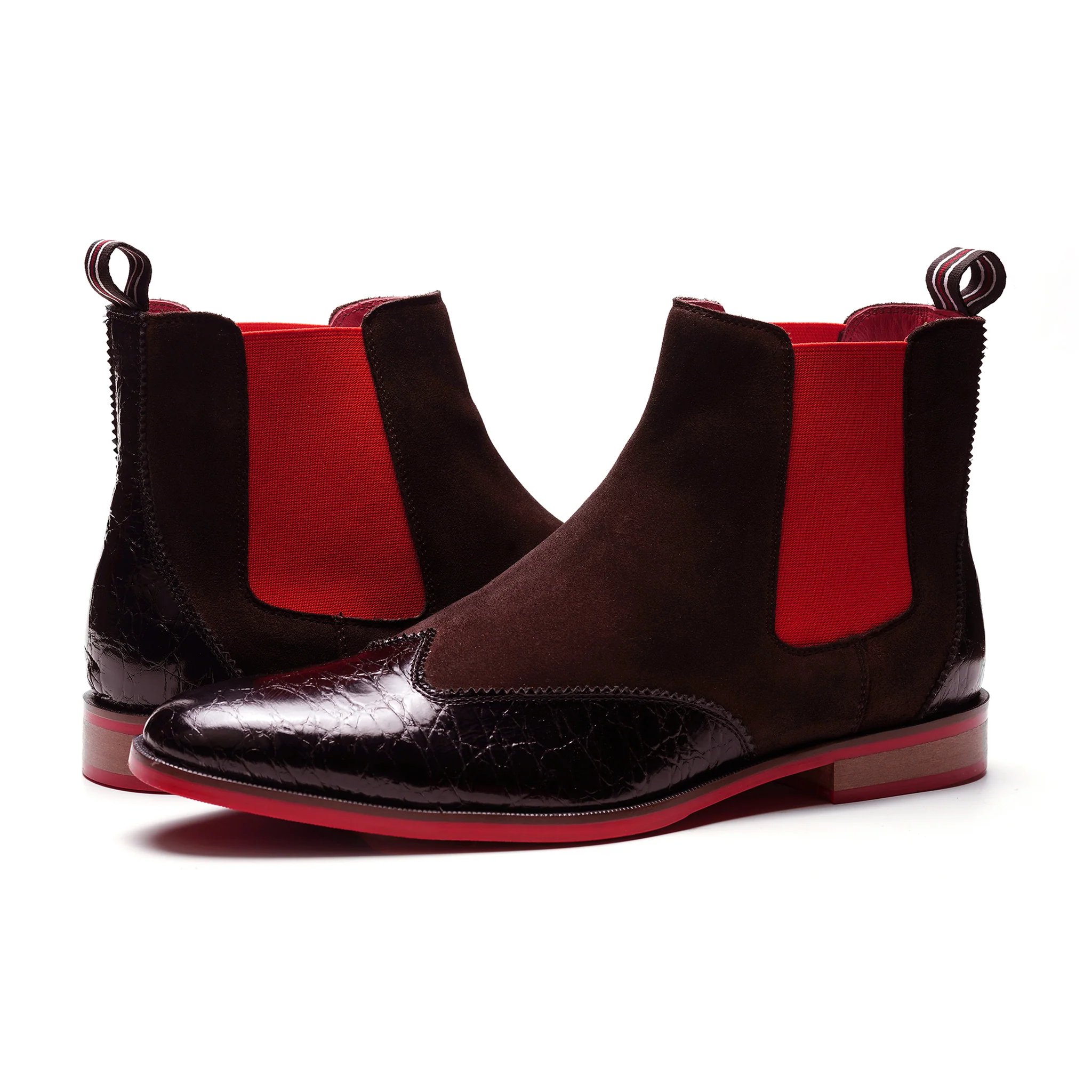 Mantra Crosuede Chelsea Boot // Brown - Image 6
