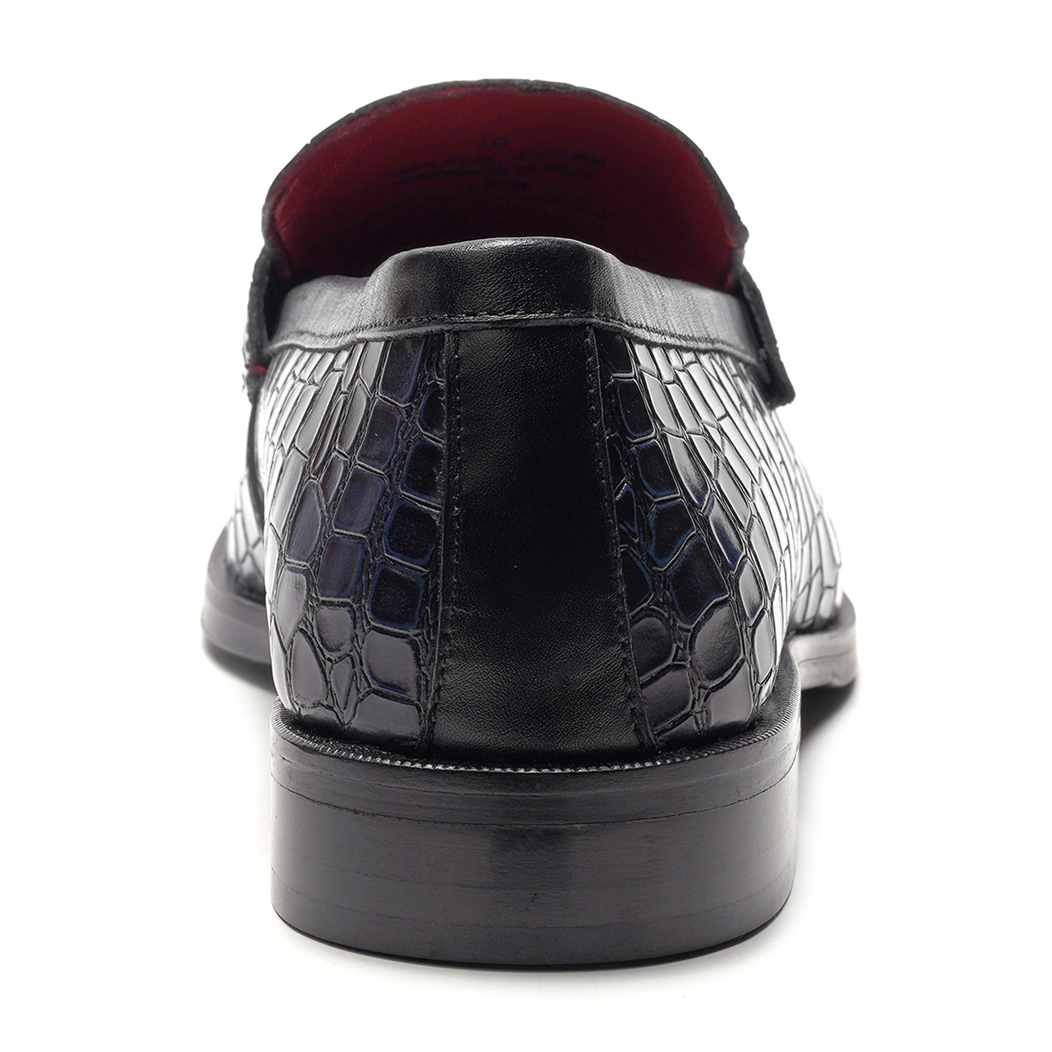 Nocturne Penny Loafer // Navy Croco - Image 4
