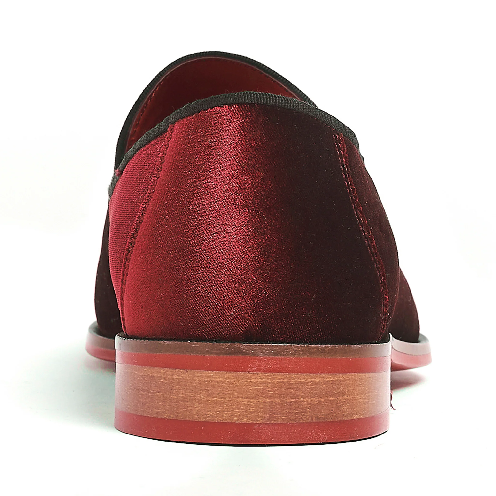 Prince Velvet Loafer // Red - Image 4