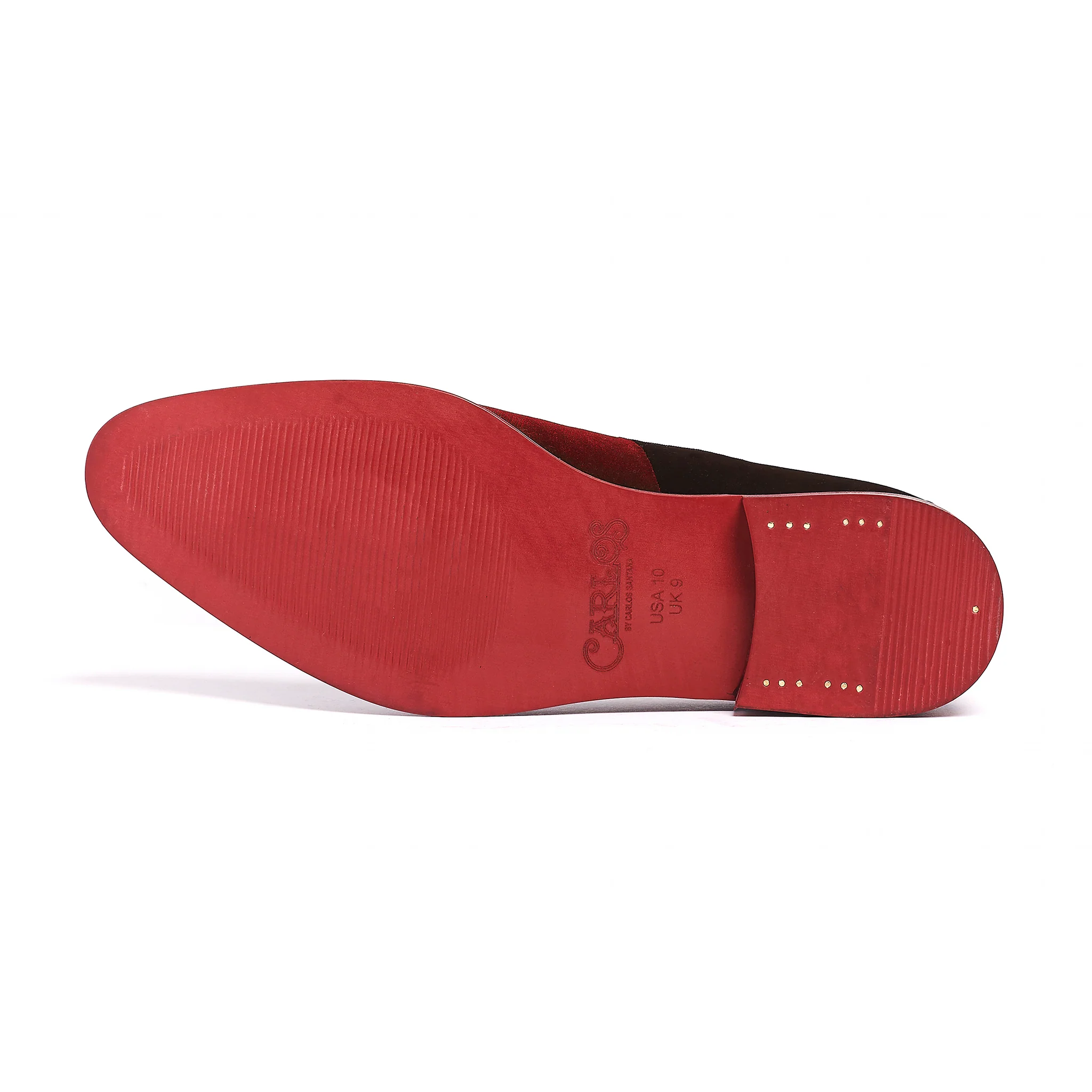 Prince Velvet Loafer // Red - Image 5