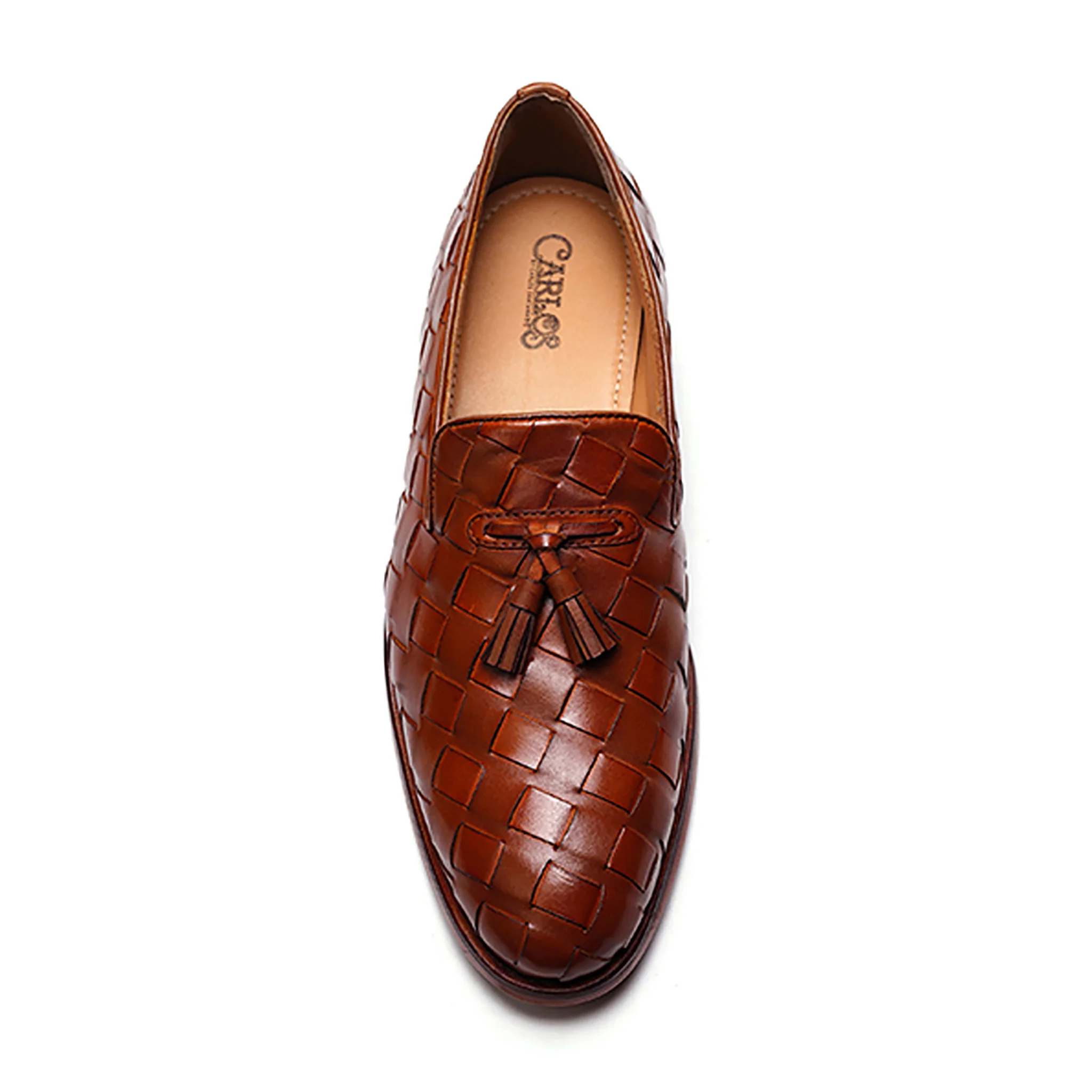 Pulse Tassel Loafer // Tan - Image 3