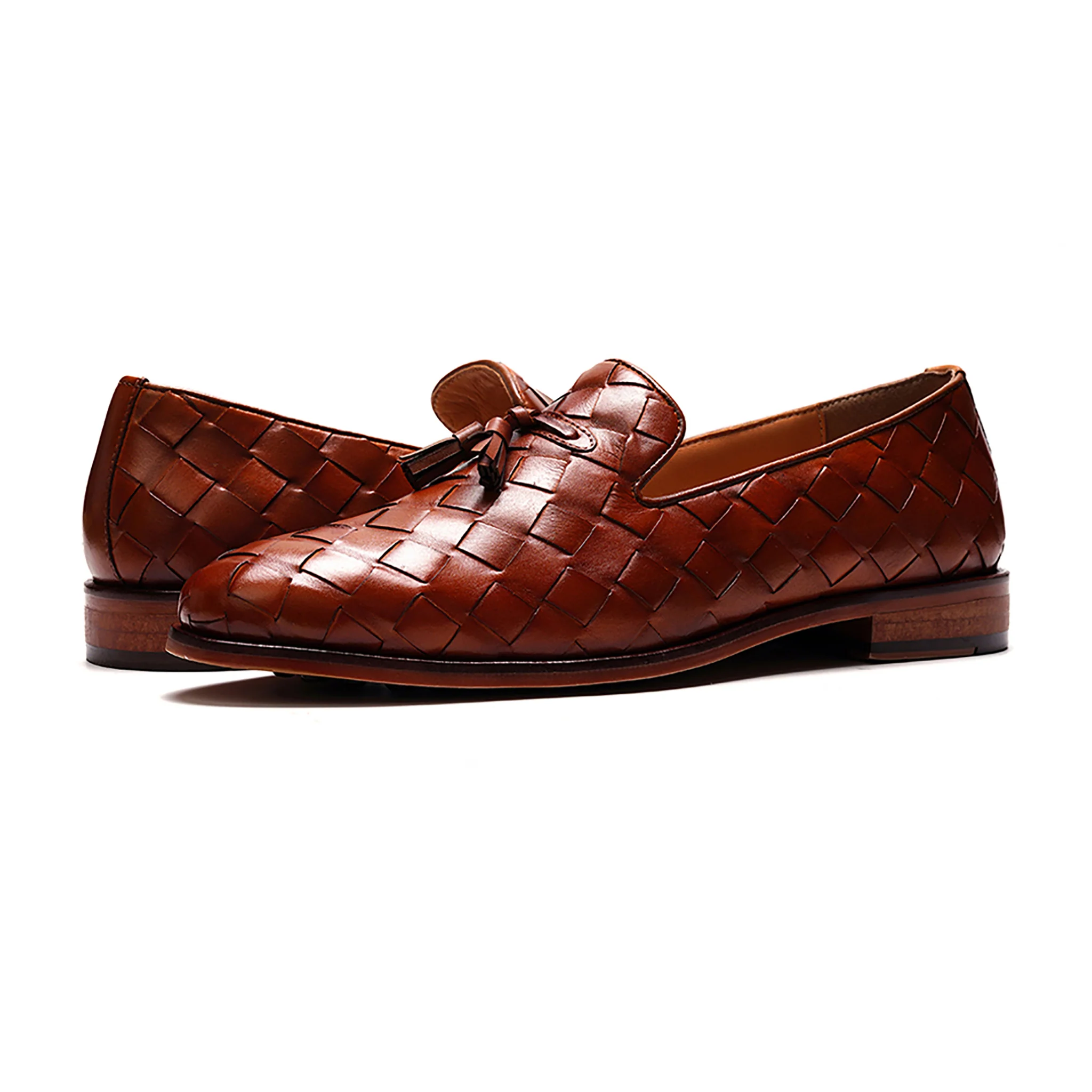 Pulse Tassel Loafer // Tan - Image 6