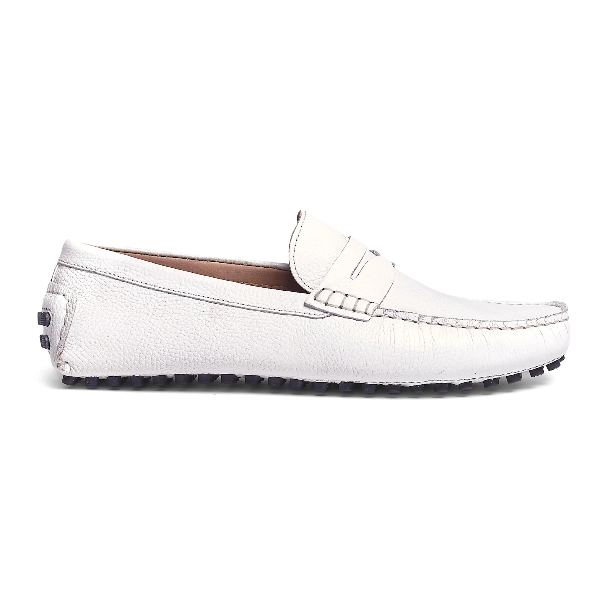 Ritchie Driver, Leather // White