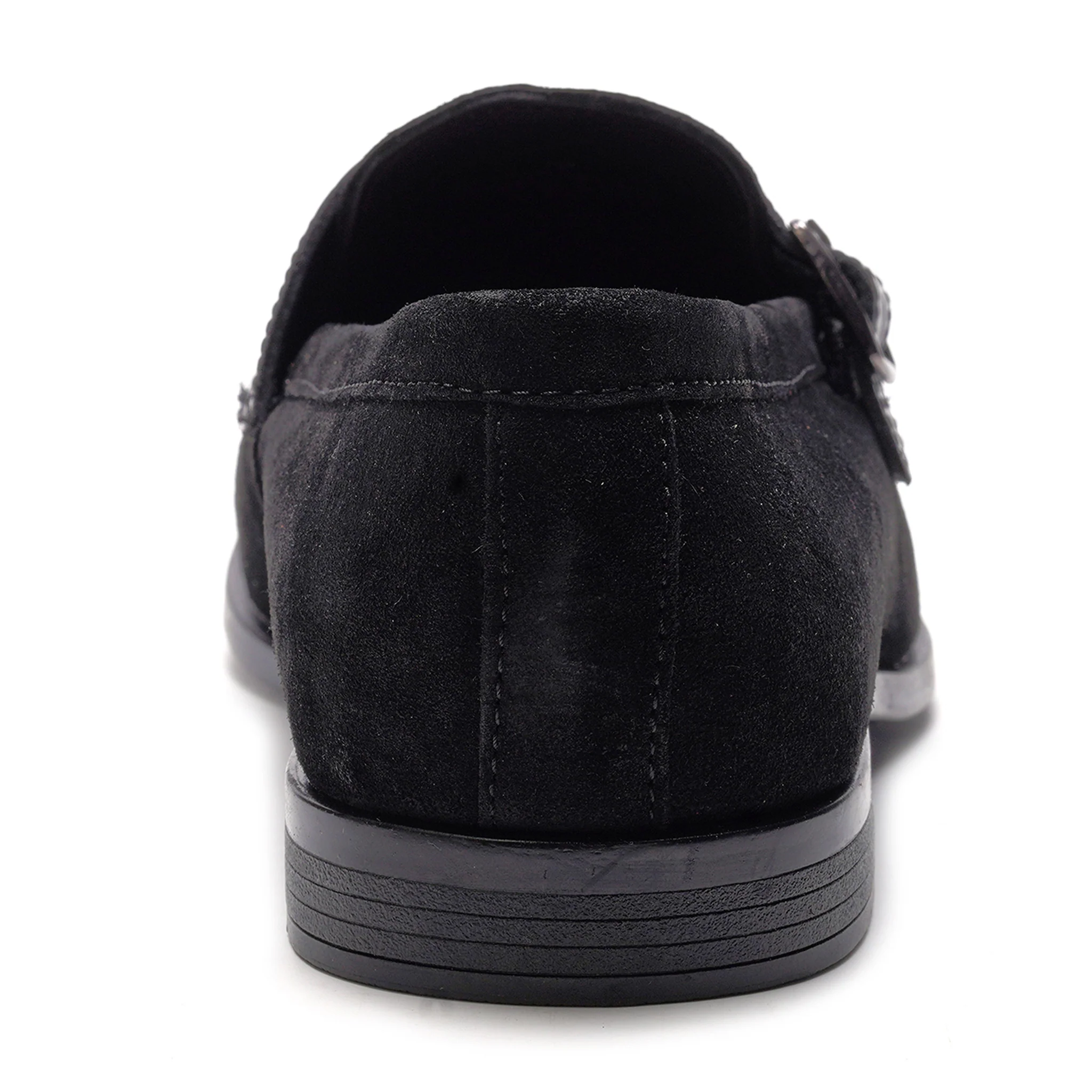 Virtuoso Double Monk Loafer // Black Croco - Image 4
