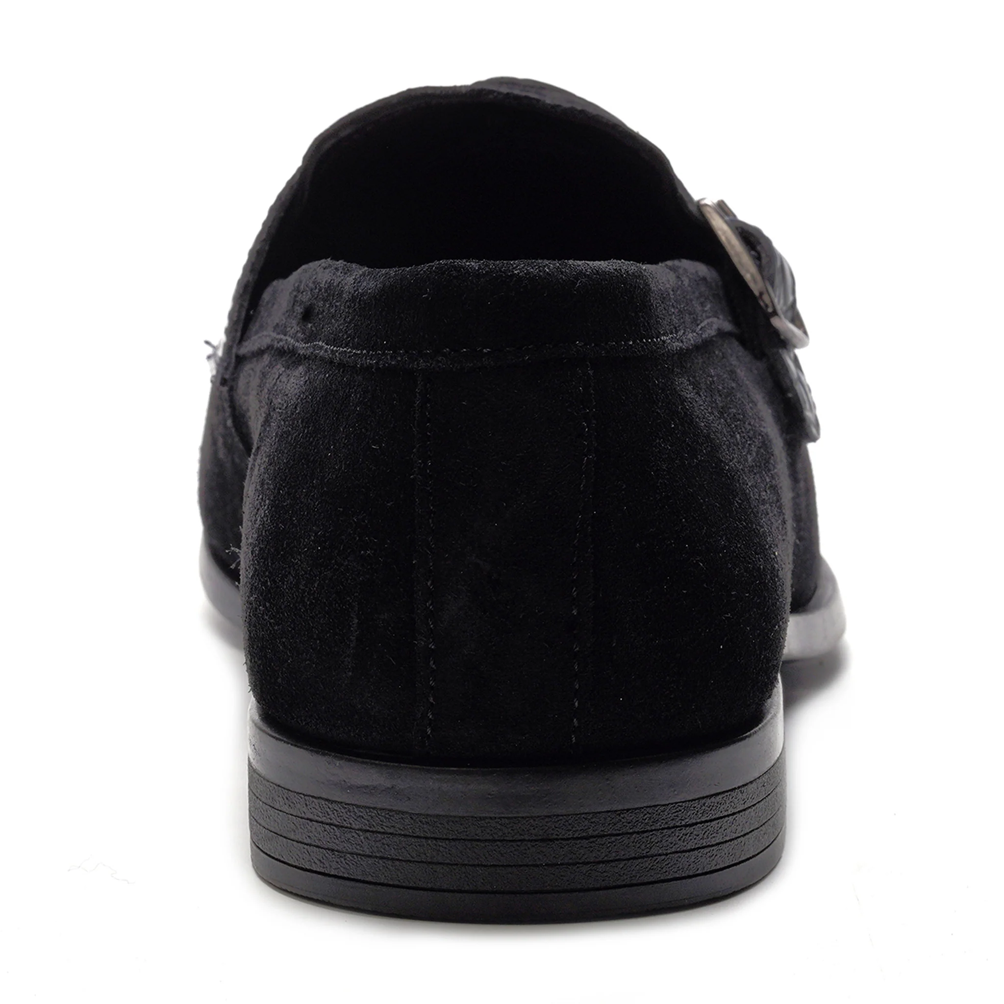 Virtuoso Double Monk Loafer // Navy Croco - Image 4