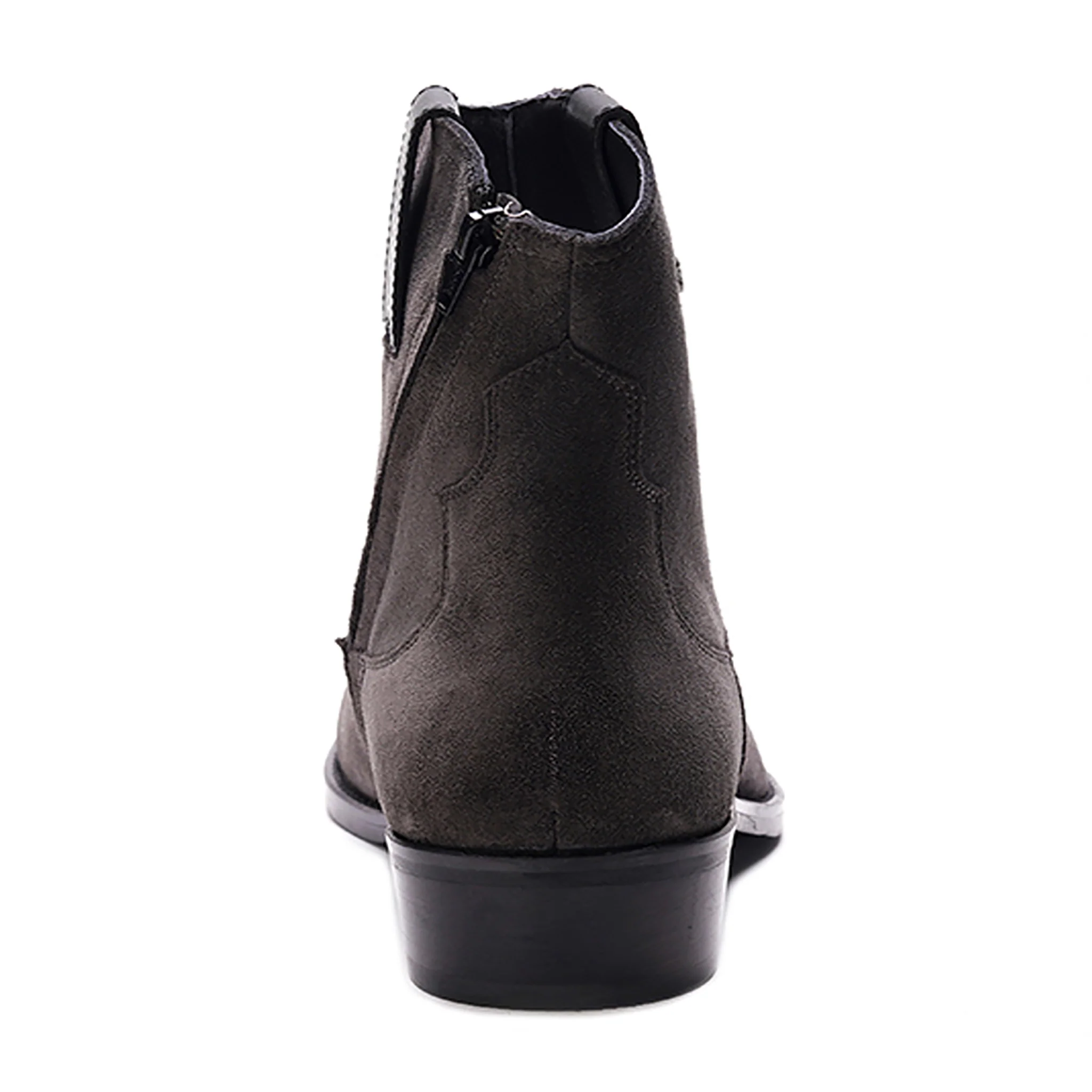 Zappa Cowboy Boot // Ash Grey Suede - Image 4