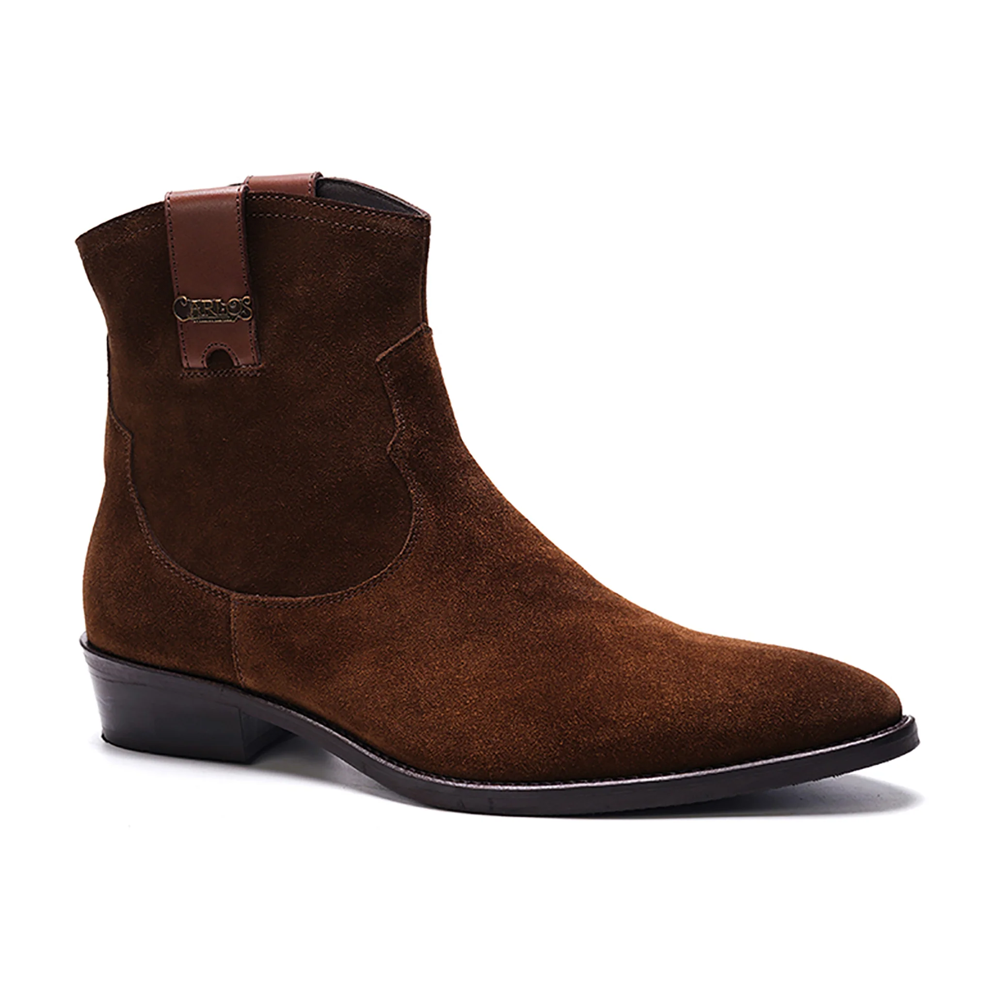 Zappa Cowboy Boot // Cafe Brown Suede - Image 2