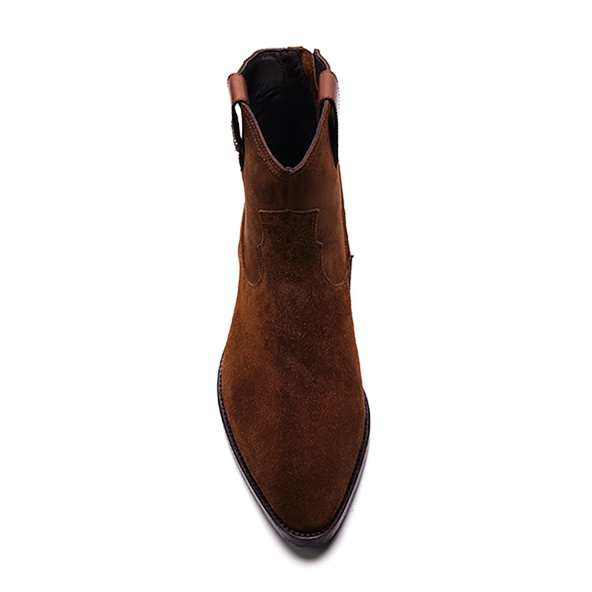 Zappa Cowboy Boot // Cafe Brown Suede - Image 3