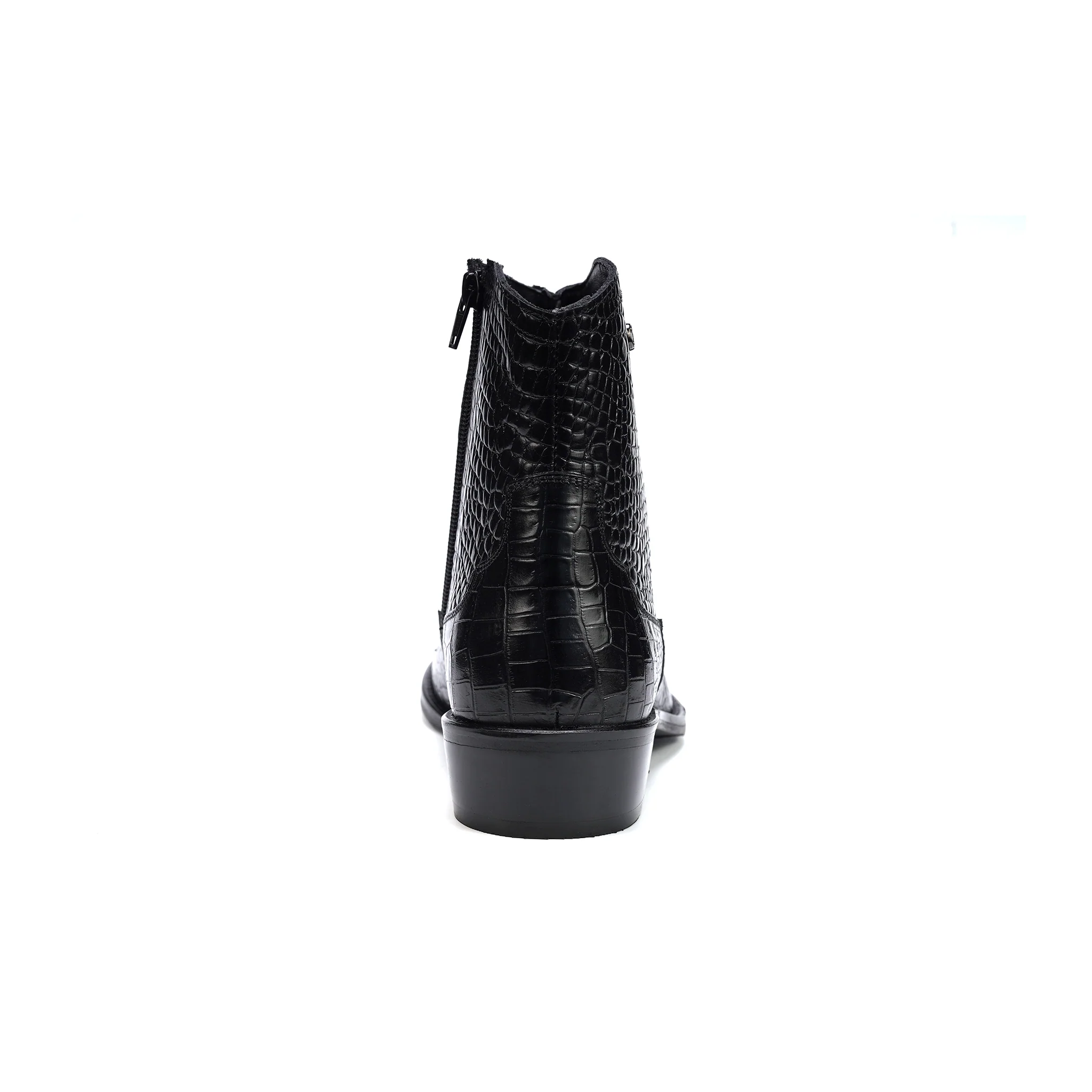 Zappa Cowboy Boot // Black Croco - Image 4