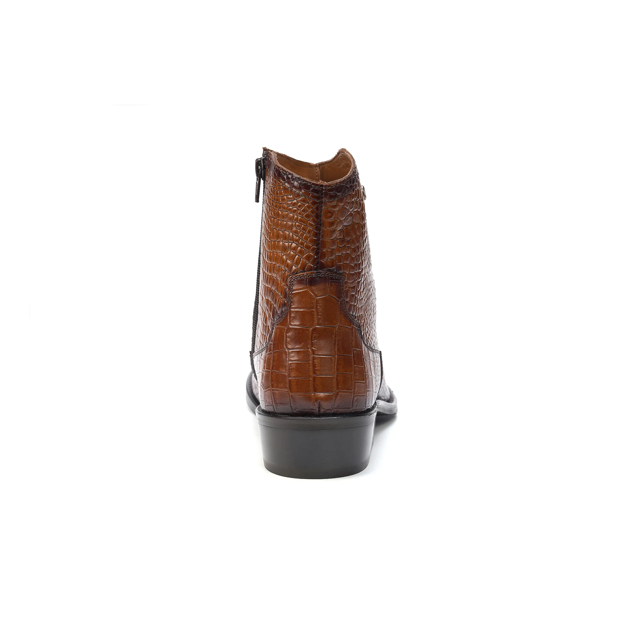 Zappa Cowboy Boot // Tan Croco - Image 4