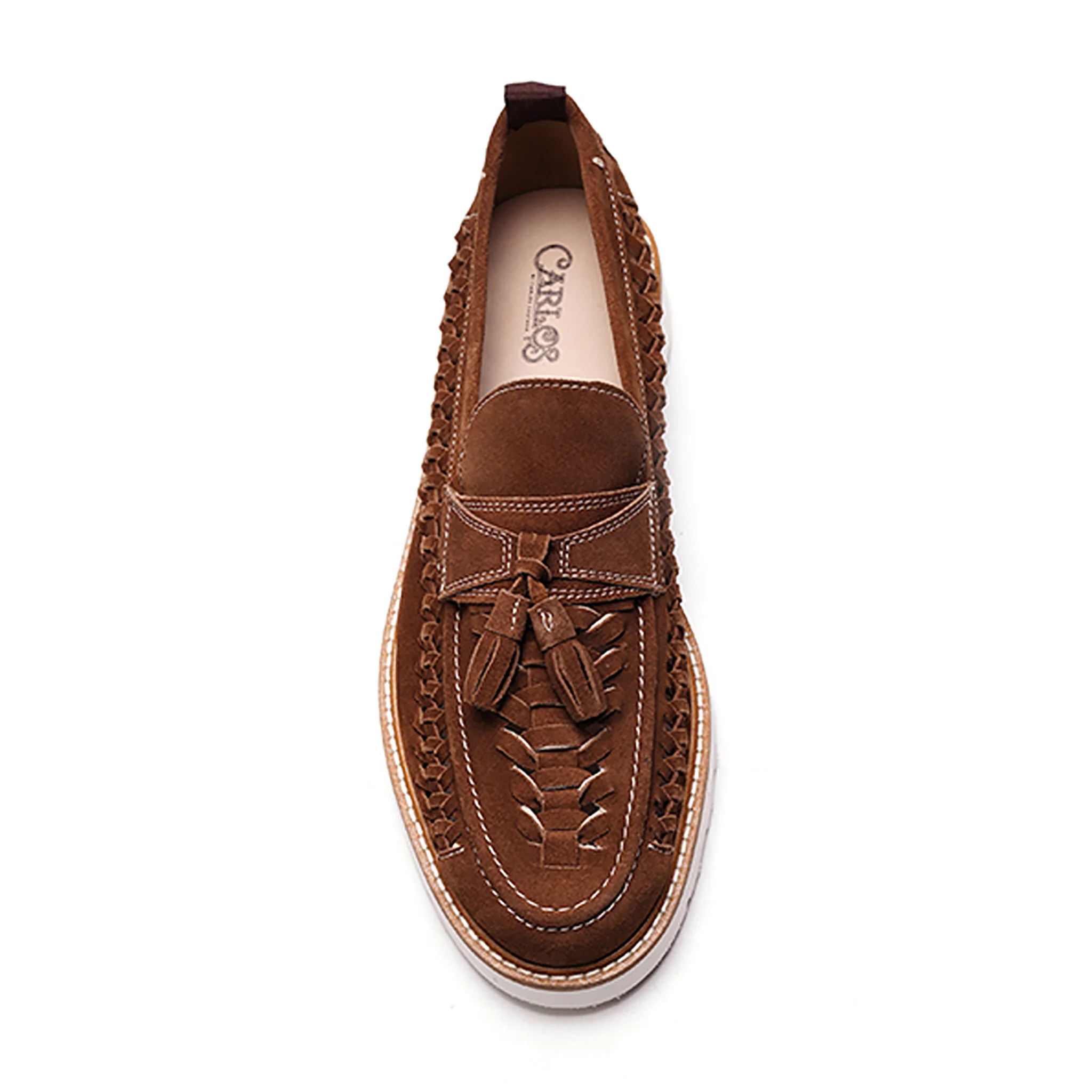 Zenith Tassel Loafer // Date Brown Suede - Image 3
