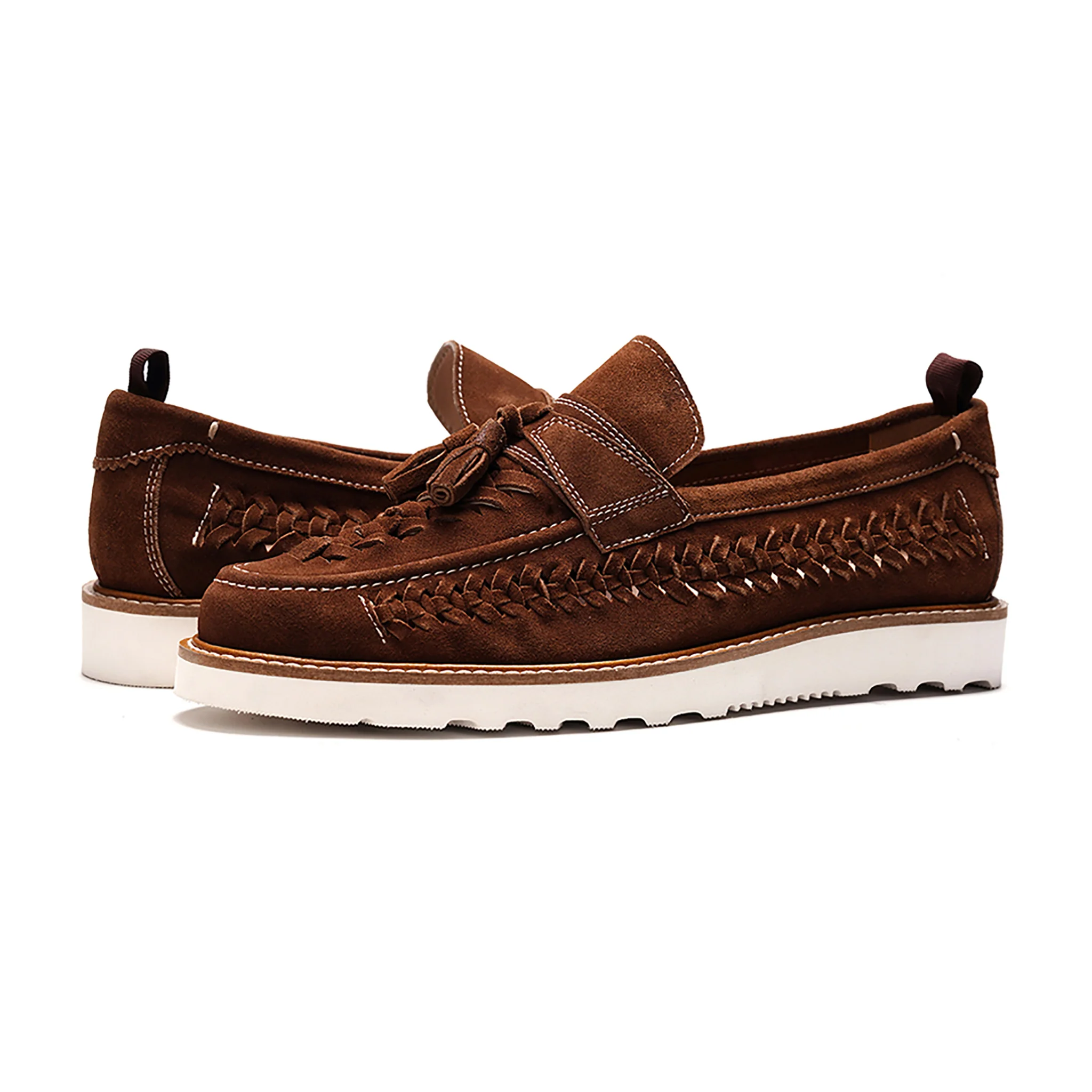 Zenith Tassel Loafer // Date Brown Suede - Image 6